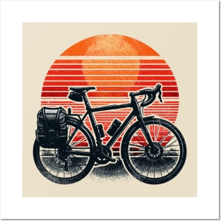 Touring bicycle Posters and Art